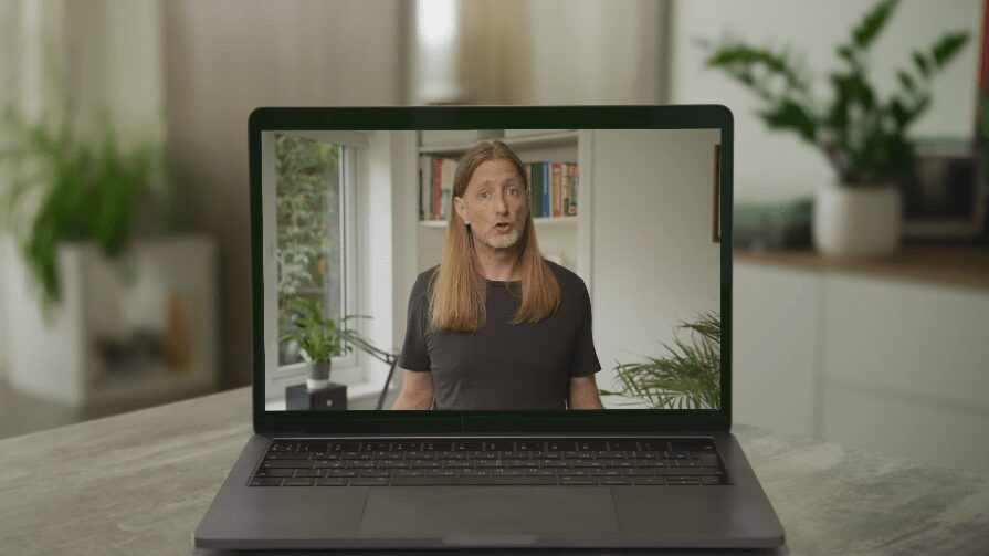 Clip from a corporate video from a SaaS company