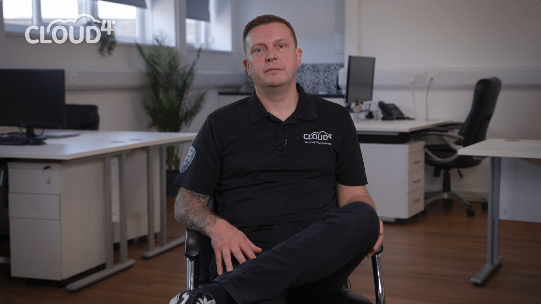 Business owner featured in their sales-focused corporate video produced by Rhodon Films.